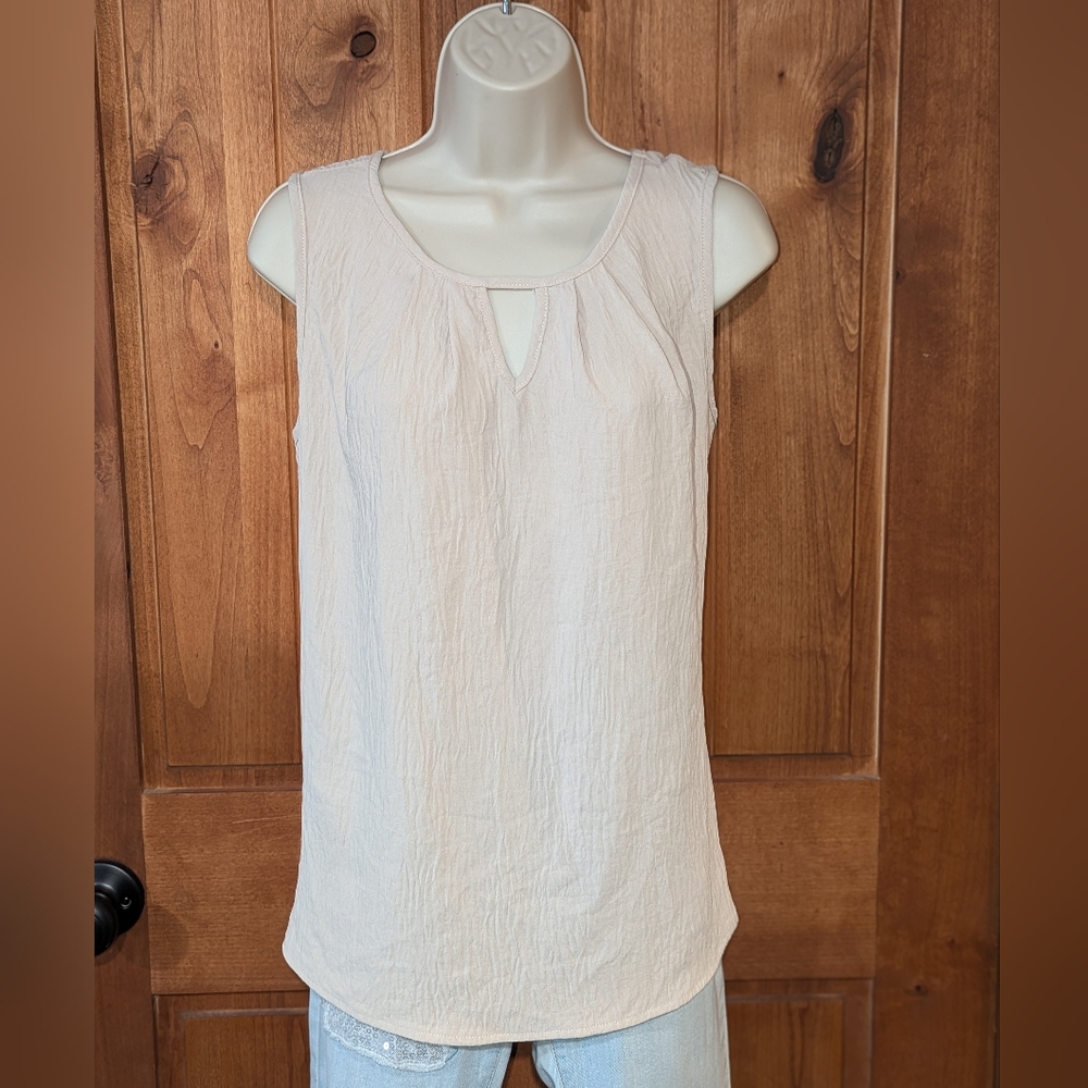 Chic Cream‎ Sleeveless Tank Top